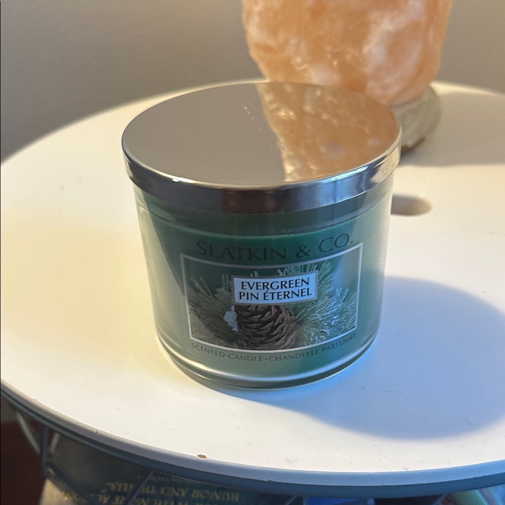 SLATKIN & CO 3 wick Candle  evergreen